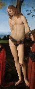 Giovanni Antonio Boltraffio St. Sebastian, detail from a Madona with Child, St. Sebastian, St. John the Baptist and two donors china oil painting artist